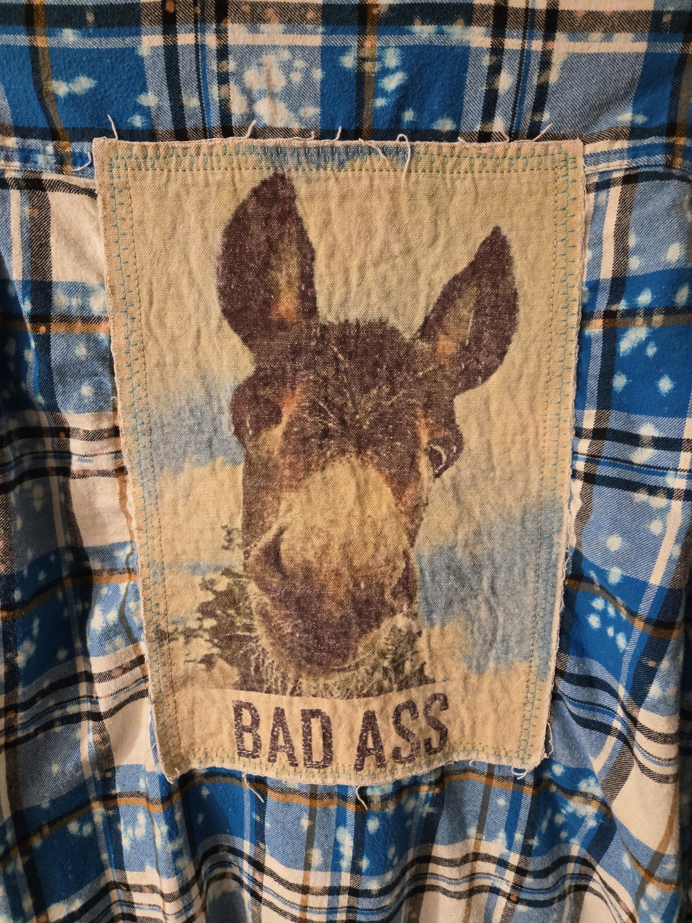 Angry Minnow - 'Bad Ass' Donkey - Flannel - Size M